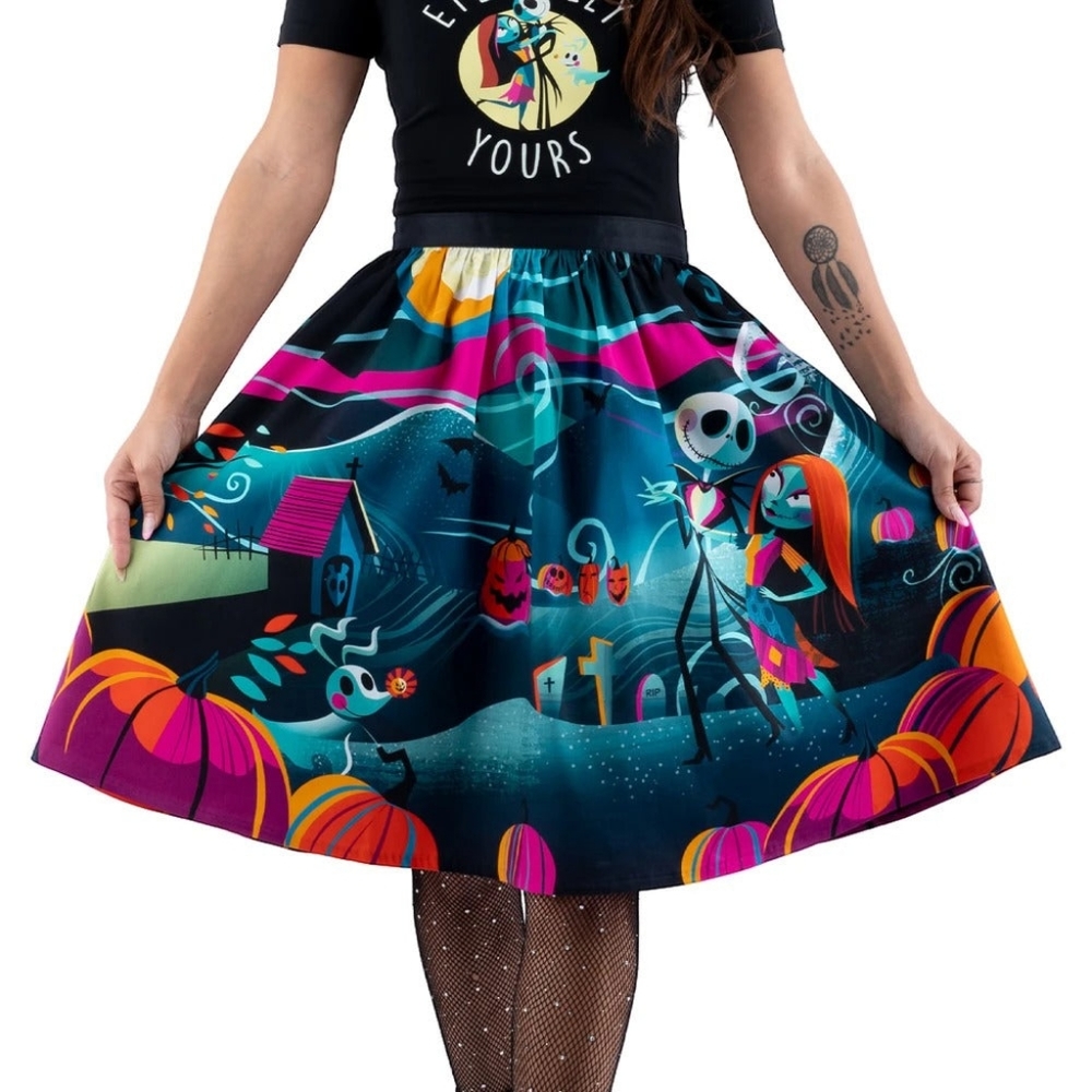 Nightmare Before Christmas skirt Stitch Shoppe